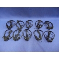 Lot of 10 DeVry Wired Headphones